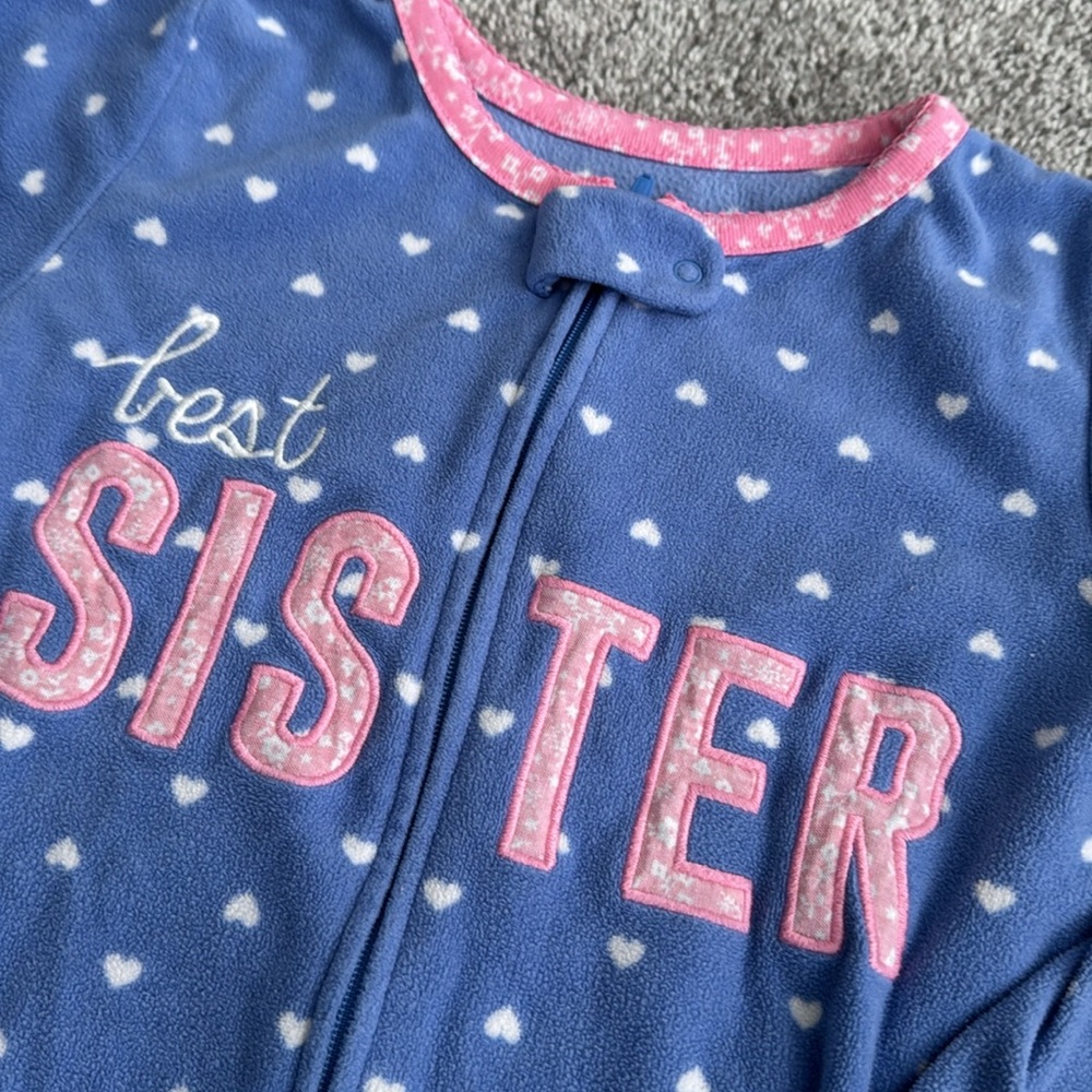 Footed Fleece Pajamas - Picture 3 of 7